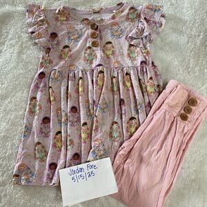 Posh peanut peplum set